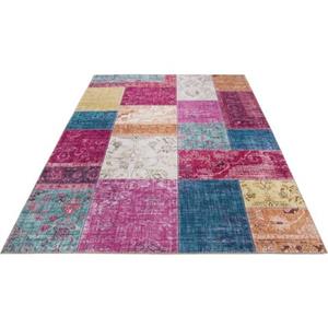 LUXOR living Vloerkleed Prima 2 Korte pool, patchwork motief, vintage-design, woonkamer