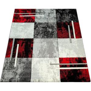 Paco Home Teppich "Diamond 663", rechteckig, Kurzflor, Karo Muster, 3D-Design, ideal im Wohnzimmer & Schlafzimmer
