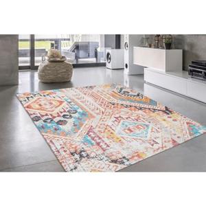 Andas Vloerkleed Ruben Vintage, stijlvolle glans, plat vloerkleed, multicolour, zacht