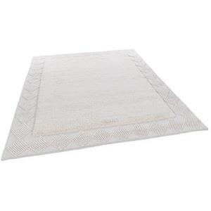 THEKO Boho Wollteppich ¦ beige ¦ Wolle ¦ Maße (cm): B: 120 H: 0,5  - Möbel Kraft