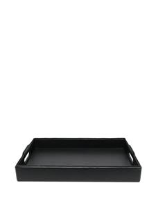 Ralph Lauren Home Leren dienblad - Zwart