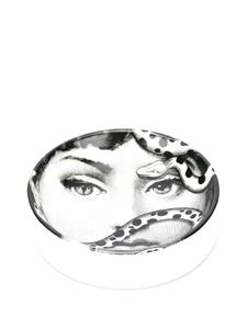 Fornasetti Asbak met print - Zwart