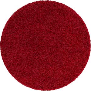 Myflair Möbel & Accessoires Hochflor-Teppich "Shaggy Shag", rund, gewebt, Uni Farben, ideal im Wohnzimmer & Schlafzimmer