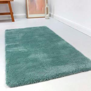 Esprit Hochflorteppich ¦ blau ¦ Synthethische Fasern ¦ Maße (cm): B: 160 H: 2,5  - Möbel Kraft