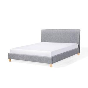 Beliani SENNEZ Bed Grijs 160x200