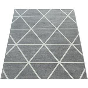Paco Home Vloerkleed Stella 401 Vloerkleed, pastelkleuren, geruit design, Scandinavisch motief, korte pool