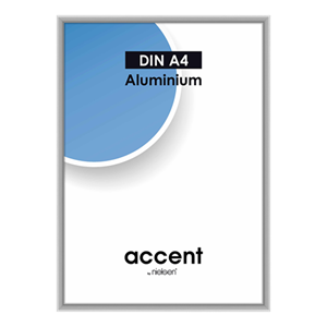 Nielsen Fotolijst 52124 Accent Mat Zilver 21x29,7 cm