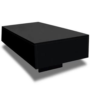 VidaXL Salontafel hoogglans zwart