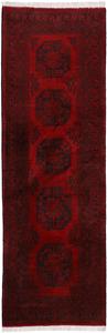 Woven Arts Läufer Afghan Akhche, rechteckig, handgeknüpft, Wohnzimmer, reine Wolle