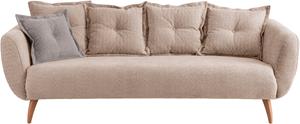 Home affaire 3-Sitzer Baggio, Zierkissen inklusive