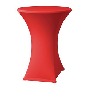 nonbranded Tischhusse für Stehtische Samba D2 rot 85cm