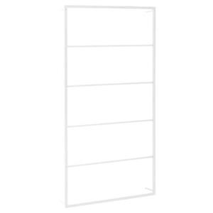 vidaXL Handdoekenrek wit 60x10x116 cm staal