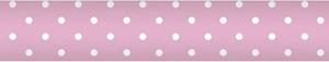 Coppens Damast papier roze met stip 1,18x10mtr