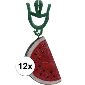 12x Tafelkleedgewichtjes watermeloen -