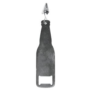 8x RVS tafelkleedgewichten met flesopener 14 cm -
