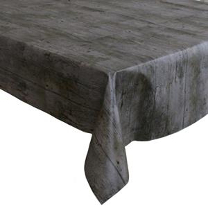Bellatio Tafelzeil/tafelkleed donker houten planken x 180 cm -