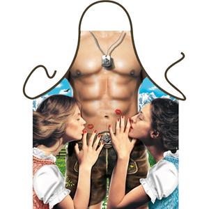 Bella Sexy Tiroler kookschort gespierde buik Oktoberfest accessoire -