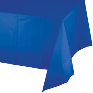 Creative Converting Tafelkleed blauw 274 x 137 cm -