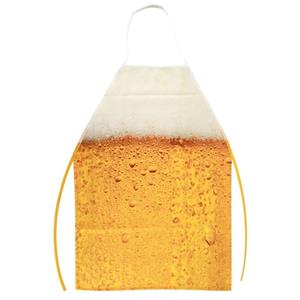 Schort met bier patroon -