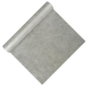 Kerst tafelloper op rol - zilver - x 480 cm - polyester -