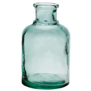 Bellatio Bloemenvaas - helder - transparant gerecycled glas - D12 x H20 cm -