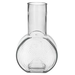 Bellatio Bloemenvaas - helder - transparant glas - D6 x H23 cm -