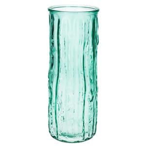 Bellatio Bloemenvaas - helder- transparant glas - D10 x H25 cm -