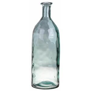 Bellatio Bloemenvaas - helder - transparant gerecycled glas - D12 x H35 cm -