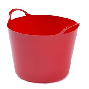 Whitefurze Flexibele emmer - 14 liter - Kunststof - Rood - 32 x 36 x 25 cm -