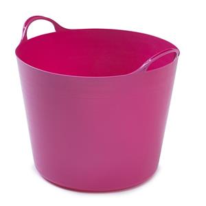 Whitefurze Flexibele emmer - 26 liter - Kunststof - Roze - x x 35 cm -