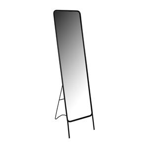 Xenos Passpiegel metaal - zwart - 38x150 cm