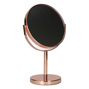 Make-up spiegel op voet (7x vergrotend) - rosé goud