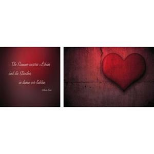 Queence Artprint op linnen Zonden set van 2 (set)