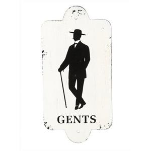 Ambiente Haus Metalen artprint - Gentlemen 28x14cm (1 stuk)