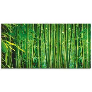 Artland Print op glas Bamboe in verschillende maten