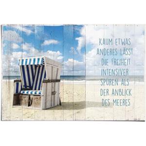 Reinders! Poster Vrijheid aan het strand quote