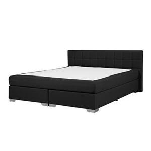 Beliani ADMIRAL Boxspring Zwart 180x200