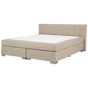 Beliani ADMIRAL Boxspring Beige 180x200