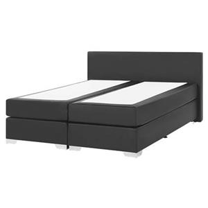 Beliani PRESIDENT Boxspring Zwart 160x200