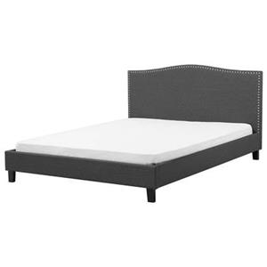 Beliani MONTPELLIER Bed Grijs 180x200