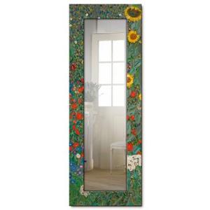 Artland Sierspiegel Tuin met zonnebloemen spiegel met lijst voor het hele lichaam, wandspiegel, met motiefrand, landhuis