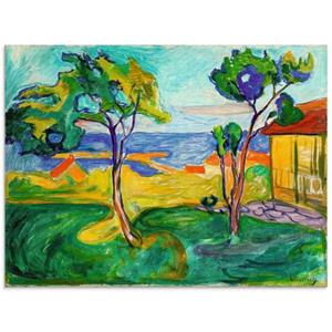 Artland Print op glas De tuin in Asgardstrand. 1904-05 in verschillende maten