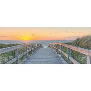Bönninghoff Print op glas Mooie weg naar het strand (1 stuk)