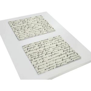 Adam Set placemats Scribble duurzaam van biologisch katoen, gemaakt in duitsland