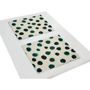 Adam Set placemats Stippen duurzaam van biologisch katoen, made in germany (2 stuks)