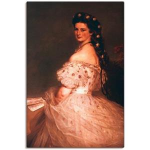 Artland Artprint Keizerin Elisabeth van Oostenrijk, 1865 als artprint van aluminium, artprint op linnen, muursticker of poster in verschillende maten