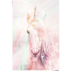 Reinders! Poster magische eenhoorn in vrolijke kleuren - fantasie - paard