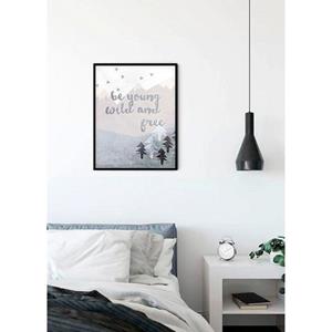 Komar Poster Wild and Free Hoogte: 50 cm