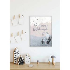 Komar Poster Wild and Free Hoogte: 50 cm