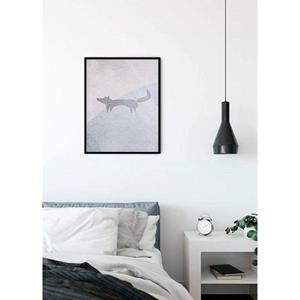 Komar Poster Wild and Free Fox Hoogte: 40 cm